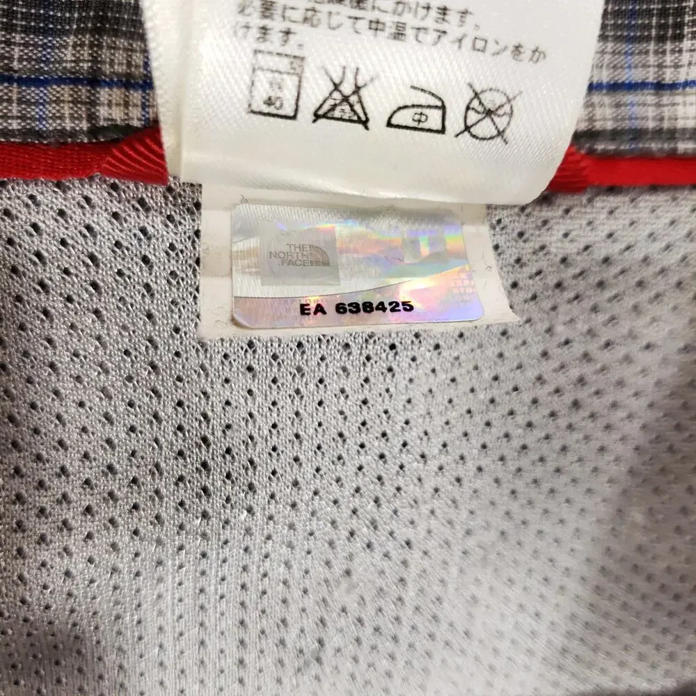The North Face Shirt Mens M Gray Short Sleeve Outdoor Performance Vent Button Up